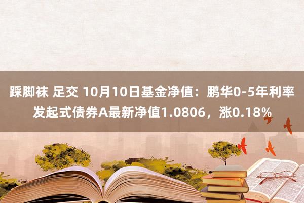 踩脚袜 足交 10月10日基金净值：鹏华0-5年利率发起式债券A最新净值1.0806，涨0.18%