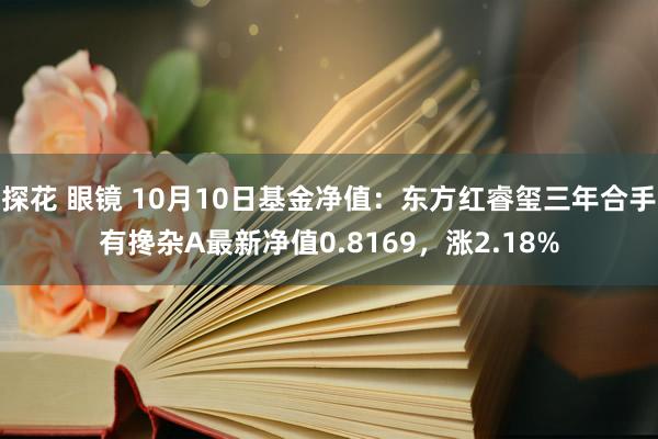 探花 眼镜 10月10日基金净值：东方红睿玺三年合手有搀杂A最新净值0.8169，涨2.18%