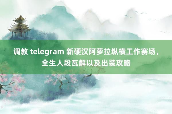 调教 telegram 新硬汉阿萝拉纵横工作赛场，全生人段瓦解以及出装攻略